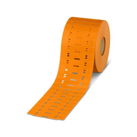 Phoenix Contact WMTB Cable Tie Cable Markers, Orange, 6mm Cable, for , for THERMOMARK, 1525868 [1525868]; 496-174