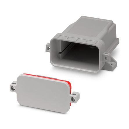 Phoenix Contact Outdoor Housing Enclosure Type ECS Series , 97.8 x 89.4 x 45.1mm, Polycarbonate Electronic Housing [1457026]; 496-180
