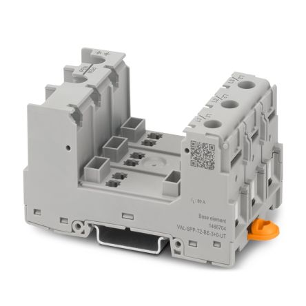 Phoenix Contact, VAL-SPP Surge Protection Device 760 V ac Maximum Voltage Rating 80kA Maximum Surge Current Base Element [1466704]; 496-203