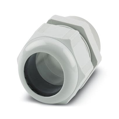 Phoenix Contact G-INS Series Light Grey Polyamide Cable Gland, M63 Thread, 34mm min., 44mm max., IP66, IP68 [1417658]; 496-887