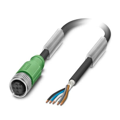 Phoenix Contact Free Ends to Straight Female 5 way M12 Sensor Actuator Cable, 30m [1422612]; 496-898