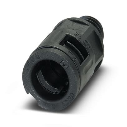 Phoenix Contact WP-G HF Series Black PA 6 Cable Gland, M12 Thread, IP66 [3240896]; 496-923