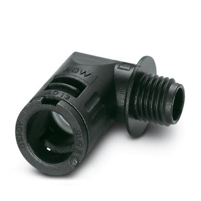 Phoenix Contact Black PA 6 Cable Gland, M12 Thread, 10mm max., IP68, IP69K [3240910]; 496-926