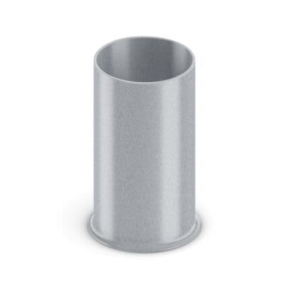 Phoenix Contact Insulated Bootlace Ferrule, 25mm Pin Length, Silver [2100020]; 496-955