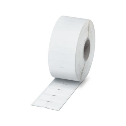 Phoenix Contact WML-FLAG Adhesive Cable Label, White, Pre-printed "Unlabeled", 0.5 → 6mm Cable, for Conductors [0830711]; 497-177