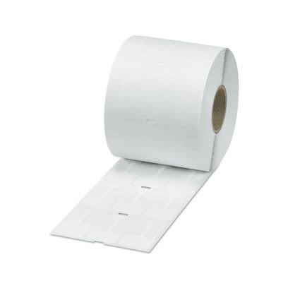 Phoenix Contact WML-FLAGV Adhesive Cable Marker, White, Pre-printed "Unlabeled", for Conductor, 0830714 [0830714]; 497-178