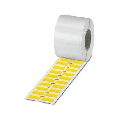 Phoenix Contact EMLC Yellow Label, 25.4mm Width, 12.7mm Height, 2500Per Roll Qty [0800238]; 497-228