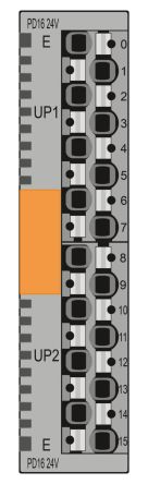 Phoenix Contact Distribution Block, 16 Way, 0.25mm², 4A, 24 V dc, Grey [1337223]; 497-273