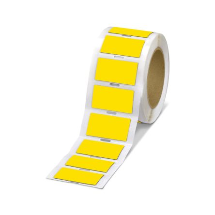 Phoenix Contact EMLP Yellow Label Roll, 60mm Width, 30mm Height, 250Per Roll Qty [1096324]; 497-301