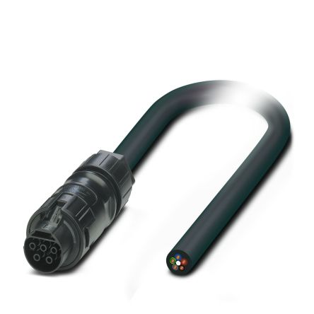 Phoenix Contact Straight Female 5 way Free Ends Sensor Actuator Cable, 5m [1150674]; 497-317