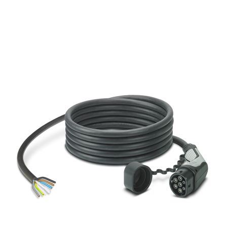 Phoenix Contact 32 A Mode 3, Type 2, EV Charging Cable 4.5m [1169807]; 497-346