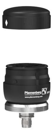 Pfannenberg 28250126000 Series Clear Continuous lighting Effect Signal Tower for Use with Everywhere Where Machine [28250126000]; 497-550