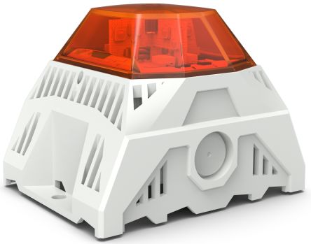 Pfannenberg 23383634055 Series Amber Sounder Beacon, 24 V dc, IP66, Side Mounted, 105dB at 1 Metre [23383634055]; 497-612