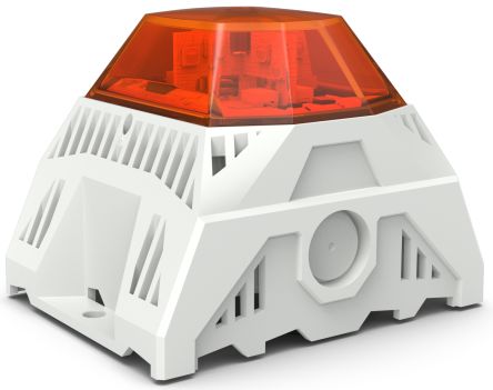 Pfannenberg 23383635055 Series Red Sounder Beacon, 24 V dc, Side Mounted, 105dB at 1 Metre [23383644055]; 497-616