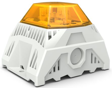 Pfannenberg 23383635055 Series Yellow Sounder Beacon, 115 → 230 V ac, IP66, Side Mounted, 105dB at 1 Metre [23383643055]; 497-622