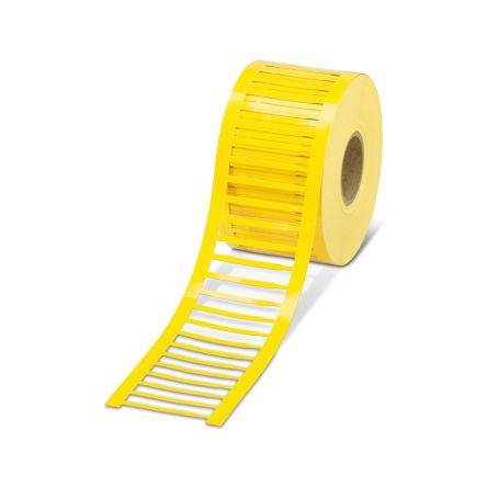 Phoenix Contact WMTS Insert Cable Marker, Yellow, 0.6 → 45mm Cable, for , for THERMOMARK, 1352331 [1352331]; 497-683