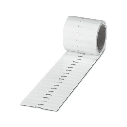 Phoenix Contact EML White Label Roll, 24mm Width, 4mm Height, 1000Per Roll Qty [0800061]; 497-762