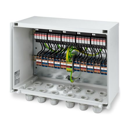 Phoenix Contact Surge Protector, 40kA, 1000V dc, Wall Mount Mount [1318524]; 497-806