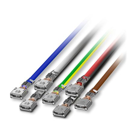 Phoenix Contact 20 A Mode 3, Type 2, EV Charging Cable 300mm [1164355]; 497-893