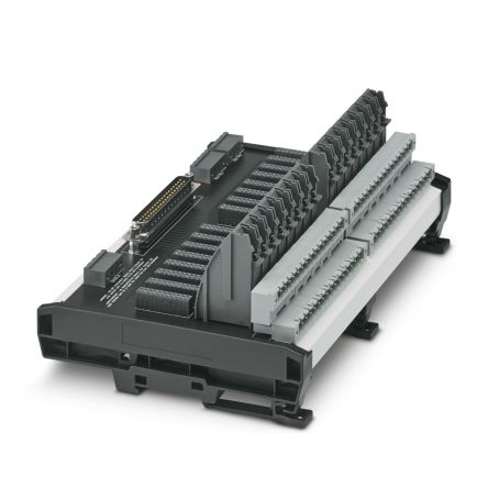 Phoenix Contact BASE-MSTB Series 4-Contact Interface Module, Plug Connector, DIN Rail Mount, 15A [1065476]; 497-898
