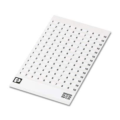 Phoenix Contact, SK Labeled Terminal Marker for use with  for use with Terminal Blocks [8199986]; 497-927