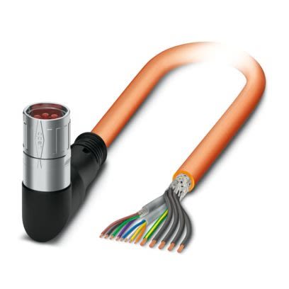 Phoenix Contact 1622231 Armoured 2.5 mm² 4+4+4+PE Core Power Cable, Orange, 5m [1622231]; 497-936