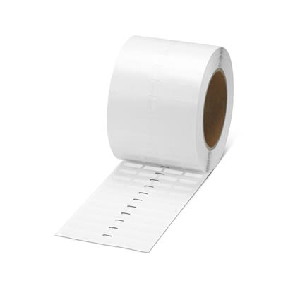 Phoenix Contact EMLC White Label Roll, 20mm Width, 8mm Height, 10000Per Roll Qty [1645500]; 497-951