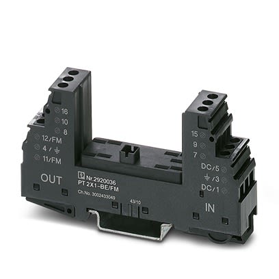 Phoenix Contact Surge Protector, 250V ac, DIN Rail Mount [2920036]; 497-973