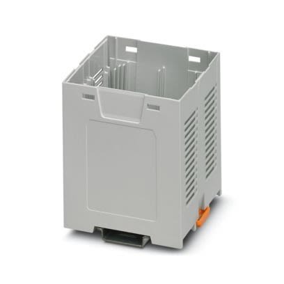 Phoenix Contact DIN Rail Housing Enclosure Type EH Series , 75 x 67.6 x 87.3mm, ABS, Polycarbonate DIN Rail Enclosure [1069884]; 498-011