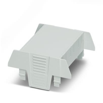 Phoenix Contact Upper Housing Part Enclosure Type 1069 Series , 75.26 x 67.6 x 36.95mm, ABS, Polycarbonate DIN Rail [1069888]; 498-013