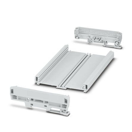 Phoenix Contact Profile Housing Enclosure Type UM-BASIC Series , 127.8 x 183.8 x 39.45mm, PVC DIN Rail Enclosure [1300357]; 498-071