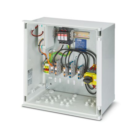 Phoenix Contact Surge Protector, 40A, 1000V dc, Wall Mount Mount [1137053]; 498-155