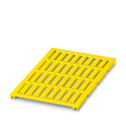 Phoenix Contact UC-WMCO Slide On Cable Marker, Yellow, Pre-printed "Unlabeled", 2.9 → 3.6mm Cable, for [0827597]; 499-185