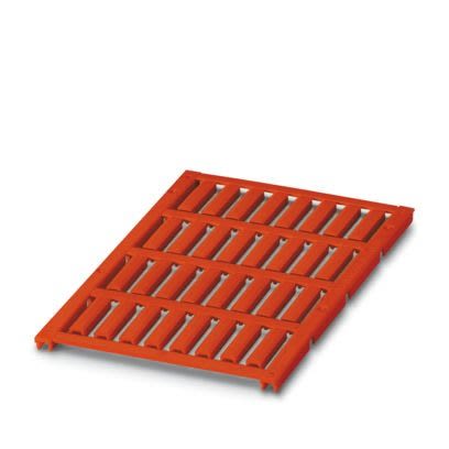 Phoenix Contact UC-WMCO Slide On Cable Marker, Red, Pre-printed "Unlabeled", 2.9 → 3.6mm Cable, for Conductors, [0827600]; 499-186