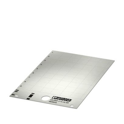 Phoenix Contact, US-EMP Terminal Marker for use with Terminal Blocks [0828843]; 499-197