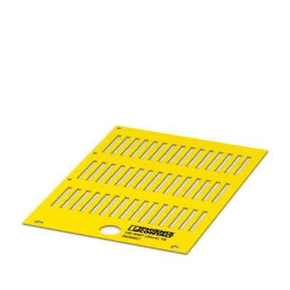 Phoenix Contact US-WMT Cable Binder Cable Marker, Yellow, Pre-printed "Unlabeled", 1.5 → 14mm Cable, for [0828957]; 499-203
