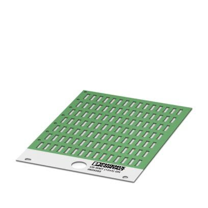 Phoenix Contact US-WMT Cable Binder Cable Marker, Green, Pre-printed "Unlabeled", 0.6 → 10mm Cable, for [0829285]; 499-209