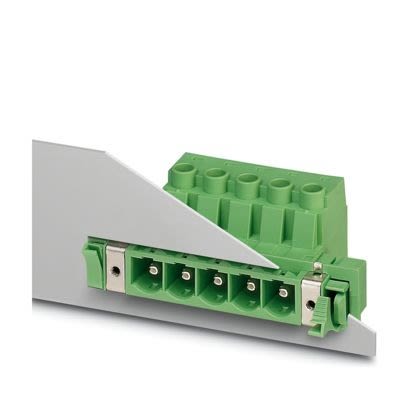 Phoenix Contact, 10.16mm Pitch, DFK, 9 Way, , Pluggable Terminal Block, Feed Through Plug, Screw, Screw Termination, [1703522]; 499-213