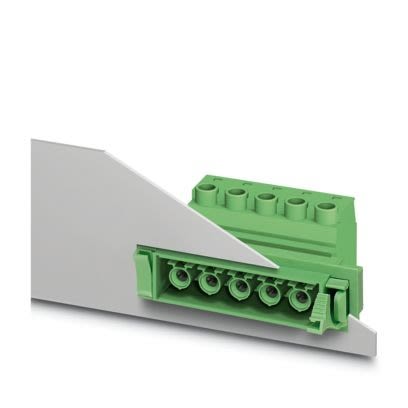 Phoenix Contact, 10.16mm Pitch, DFK, 4 Way, , Pluggable Terminal Block, Feed Through Plug, Screw, Screw Termination, [1703713]; 499-216