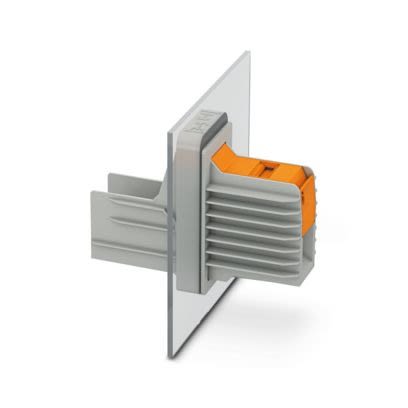 Phoenix Contact TW Series Panel Feed Through Terminal Plug, 2-Contact, 26mm Pitch, Tool-less Cable Mounting, 1-Row, [1708753]; 499-219