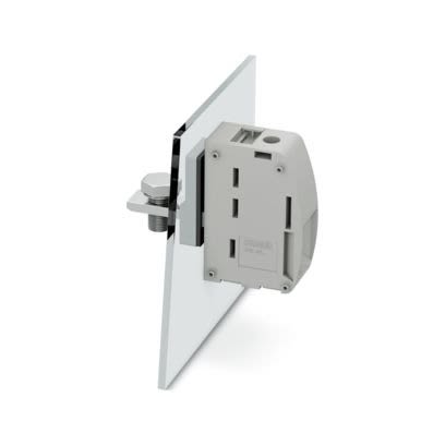 Phoenix Contact UW Series Panel Feed Through Terminal Plug, 1-Contact, 25mm Pitch, Tool-less Cable Mounting, 1-Row, [1713243]; 499-221