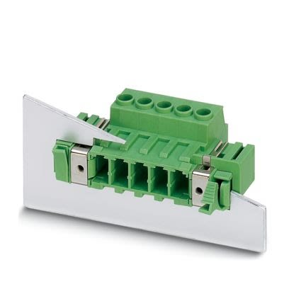 Phoenix Contact, 7.62mm Pitch, DFK, 10 Way, , Pluggable Terminal Block, Feed Through Plug, Screw, Screw Termination, [1716690]; 499-225