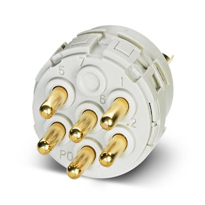Phoenix Contact Heavy Duty Power Connector Insert, 20A, PIN, RC Series, 6 Contacts [1240320]; 499-235