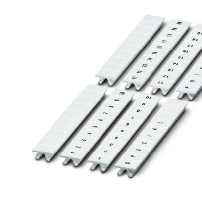 Phoenix Contact, ZB5 Marker Strip for use with Terminal Blocks [1050033:0023]; 499-286