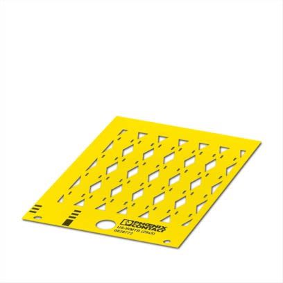 Phoenix Contact US-WMTB Cable Binder Cable Marker, Yellow, Pre-printed "Unlabeled", 13mm Cable, for Conductor And [0828959]; 499-355