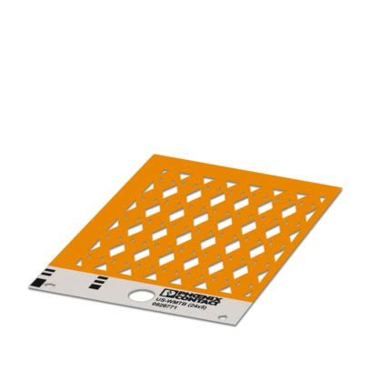 Phoenix Contact US-WMTB Cable Binder Cable Marker, Orange, Pre-printed "Unlabeled", 13mm Cable, for Conductor And [0829321]; 499-365