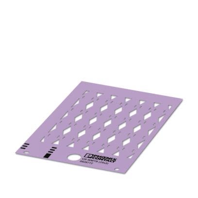 Phoenix Contact US-WMTB Cable Binder Cable Marker, Violet, Pre-printed "Unlabeled", 13mm Cable, for Conductor And [0829330]; 499-366
