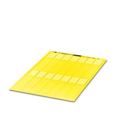 Phoenix Contact WML Cable Binder Cable Marker, Yellow, Pre-printed "Unlabeled", 12.1 → 36.4mm Cable, for [0830698]; 499-376