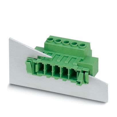 Phoenix Contact, 7.62mm Pitch, DFK-PC, 10 Way, , Pluggable Terminal Block, Feed Through Plug, Screw, Screw Termination, [1716580]; 499-388
