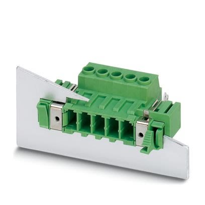 Phoenix Contact, 7.62mm Pitch, DFK, 4 Way, , Pluggable Terminal Block, Feed Through Plug, Screw, Screw Termination, [1716742]; 499-391